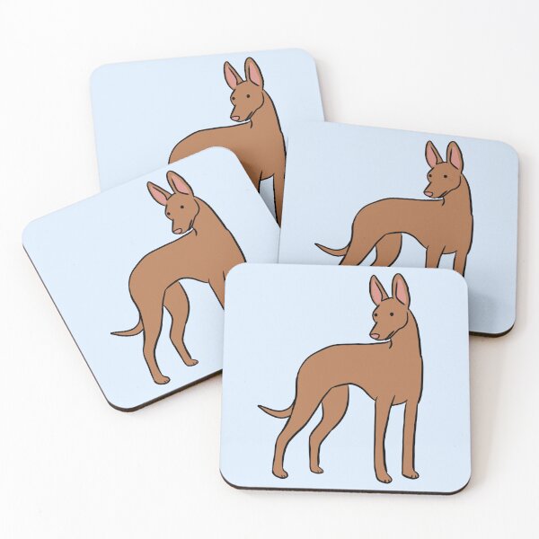 Item preview, Pharaoh hound cute illustration  designed and sold by Yarafantasyart.