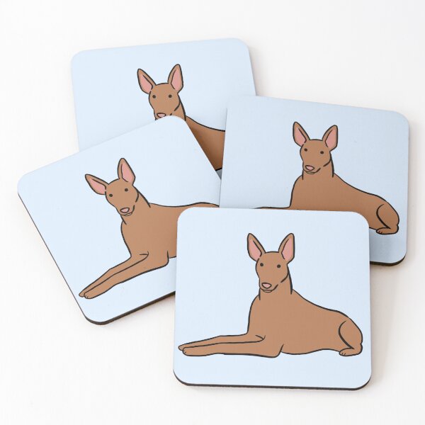 Item preview, Pharaoh hound cute illustration  designed and sold by Yarafantasyart.