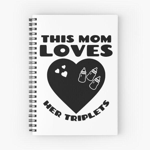 Item preview, This Mom Loves Her Triplets designed and sold by PlayfulPrint.