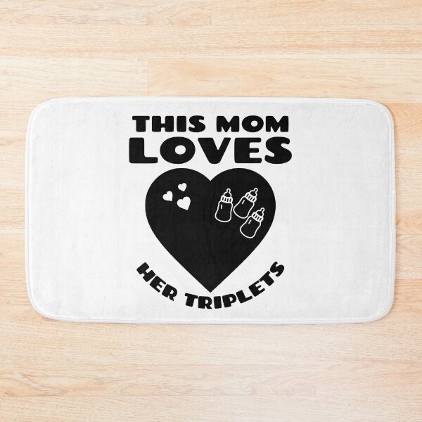 Item preview, This Mom Loves Her Triplets designed and sold by PlayfulPrint.