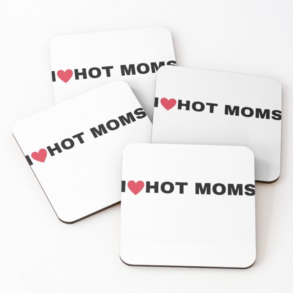 Item preview, I <3 Hot Moms designed and sold by WhatTeeFox.