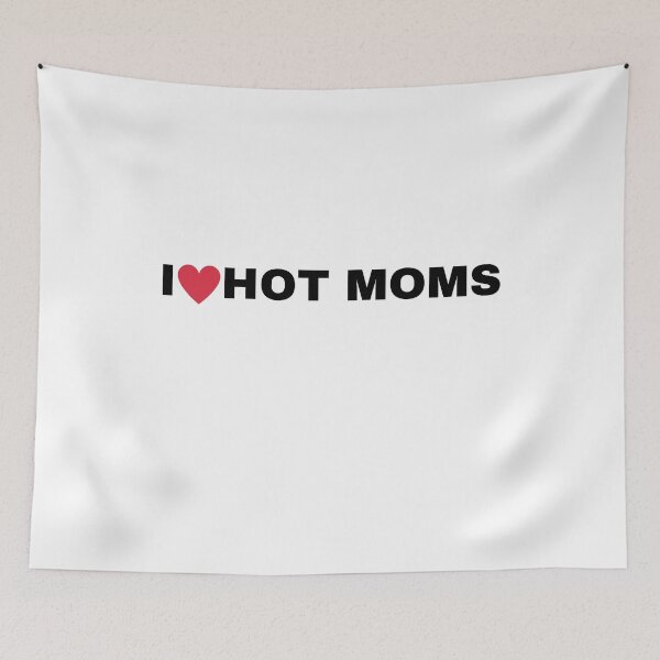 Item preview, I <3 Hot Moms designed and sold by WhatTeeFox.