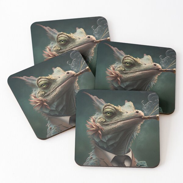 Item preview, reptiles smoking (reptilians) designed and sold by BladiWear.
