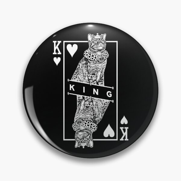 Item preview, Ocicat Cat Lover King Of Hearts Funny Pop Art designed and sold by GrandeDuc.