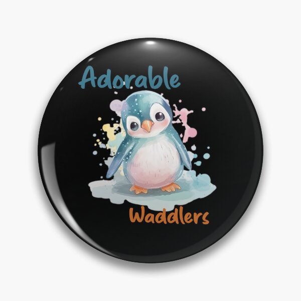 Item preview, Adorable Penguin Art - Cute and Colorful Penguin Illustrations designed and sold by Dream-Palette.