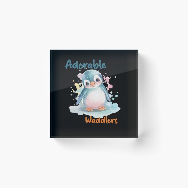 Item preview, Adorable Penguin Art - Cute and Colorful Penguin Illustrations designed and sold by Dream-Palette.