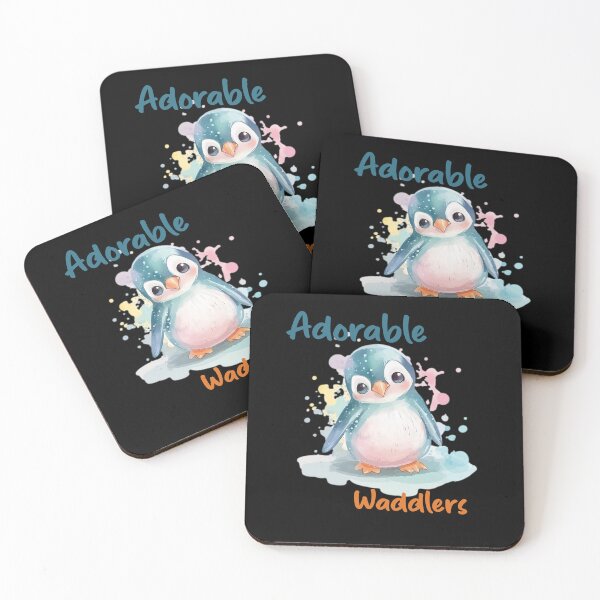 Item preview, Adorable Penguin Art - Cute and Colorful Penguin Illustrations designed and sold by Dream-Palette.