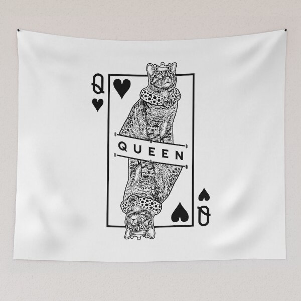 Item preview, Ocicat Cat Lover Queen Of Hearts Funny Pop Art designed and sold by GrandeDuc.