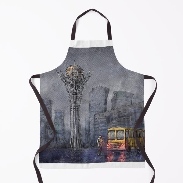 Item preview, Astana, Astronaut and yellow bus designed and sold by Denis Godyna.