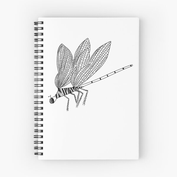 Item preview, Simple double winged dragonfly side view  designed and sold by Daizydrawshop.