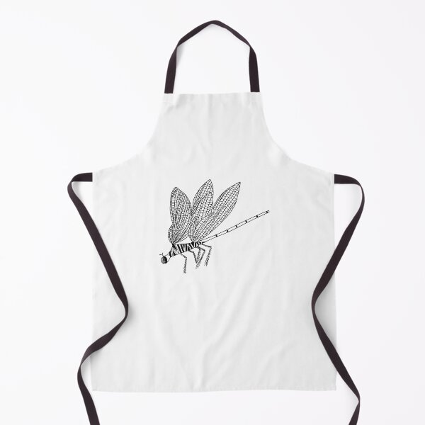 Item preview, Simple double winged dragonfly side view designed and sold by Daizydrawshop.