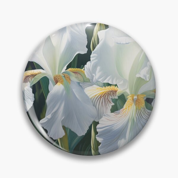 Item preview, White Irises  designed and sold by Vanover Designs.