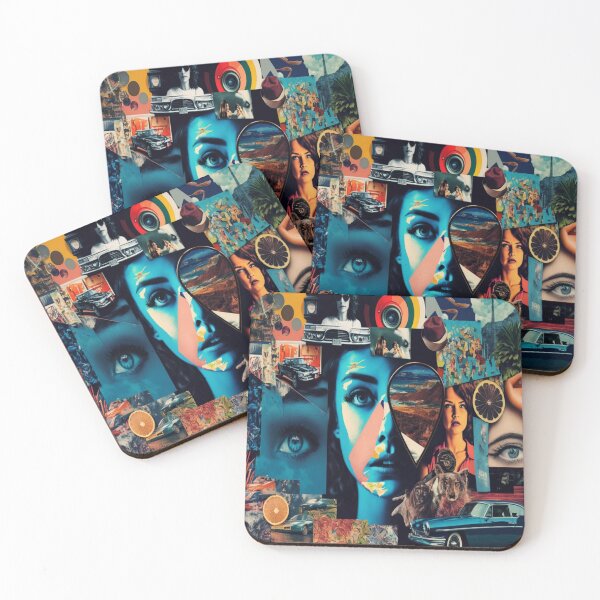 Item preview, eyes, retro, multicolored faces abstract art designed and sold by BladiWear.