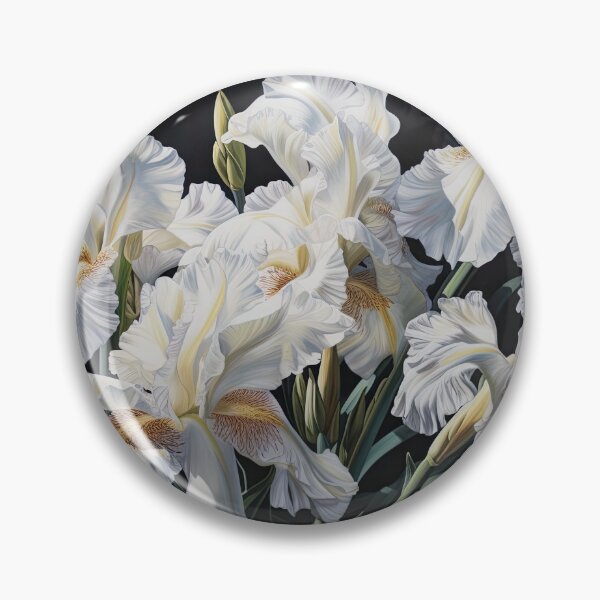 Item preview, White Irises  designed and sold by Vanover Designs.