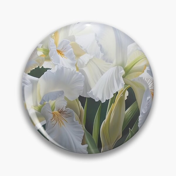 Item preview, White Irises  designed and sold by Vanover Designs.