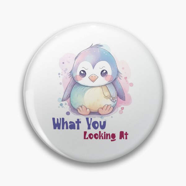 Item preview, What Are You Looking At ? Cute Penguin Art for Animal Lovers designed and sold by Dream-Palette.