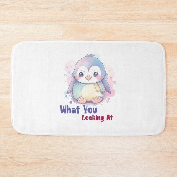 Item preview, What Are You Looking At ? Cute Penguin Art for Animal Lovers designed and sold by Dream-Palette.