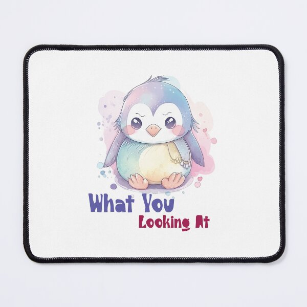 Item preview, What Are You Looking At ? Cute Penguin Art for Animal Lovers designed and sold by Dream-Palette.