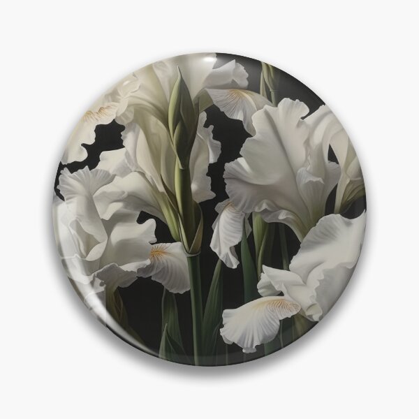 Item preview, White Irises  designed and sold by Vanover Designs.
