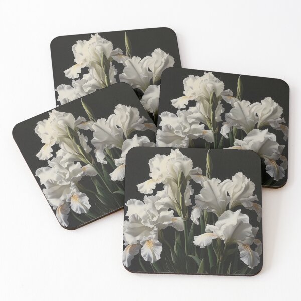 Item preview, White Irises  designed and sold by Vanover Designs.