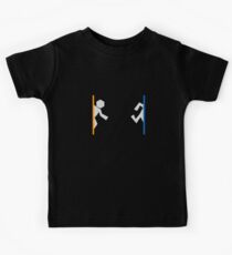 Portal Mann polygonalen Design Kinder T-Shirt