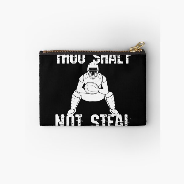 Item preview, Thou Shalt Not Steal Baseball Player Baseball Catcher Gear designed and sold by DynamicDesign.