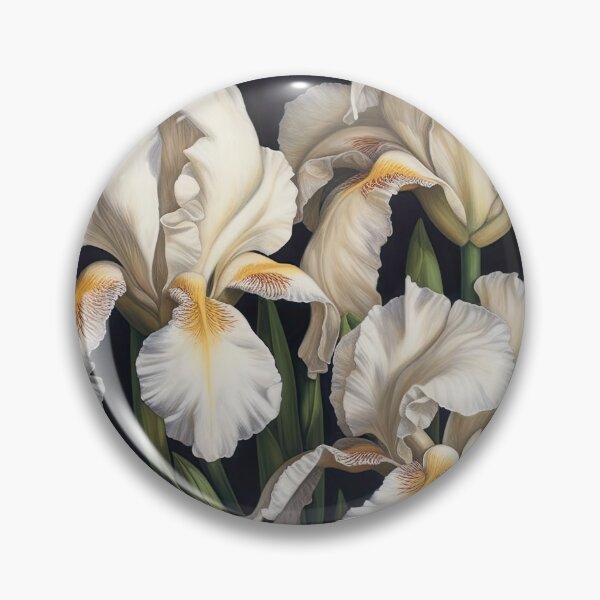 Item preview, White Irises  designed and sold by Vanover Designs.
