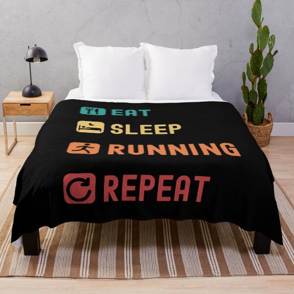 Item preview, Eat, sleep, running, repeat designed and sold by Gerald Waters.