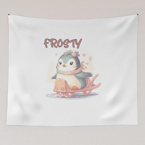 Item preview, Frosty - Cute Penguin Art  designed and sold by Dream-Palette.