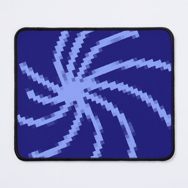 Item preview, Pastle blue firework swirl designed and sold by awsomepatterns.