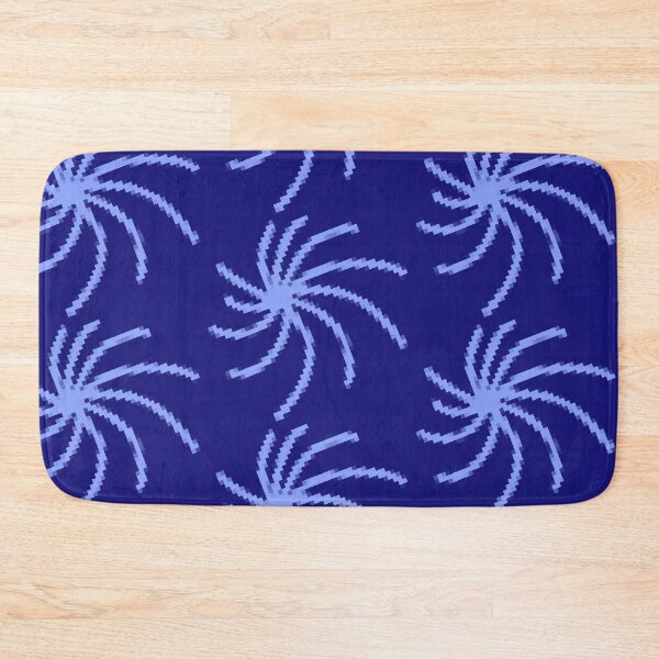 Item preview, Pastle blue firework swirl designed and sold by awsomepatterns.