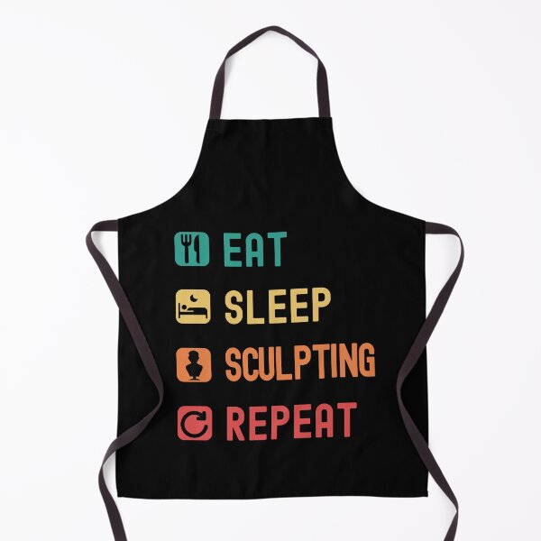 Item preview, Eat, sleep, sculpting, repeat designed and sold by Gerald Waters.