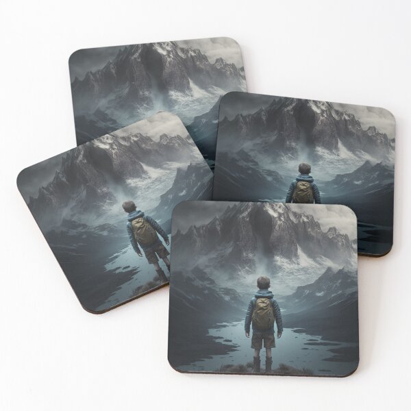 Item preview, mountain, boy climbing the mountain designed and sold by BladiWear.