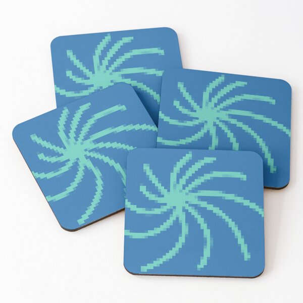 Item preview, Teal firework swirl designed and sold by awsomepatterns.