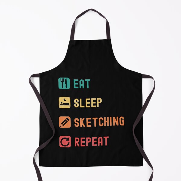 Item preview, Eat, sleep, sketching, repeat designed and sold by Gerald Waters.
