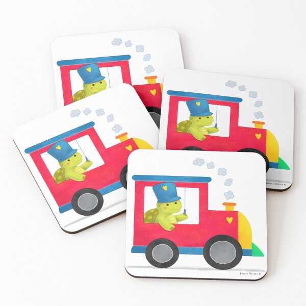 Item preview, Turtle Train Driver designed and sold by julianamotzko.