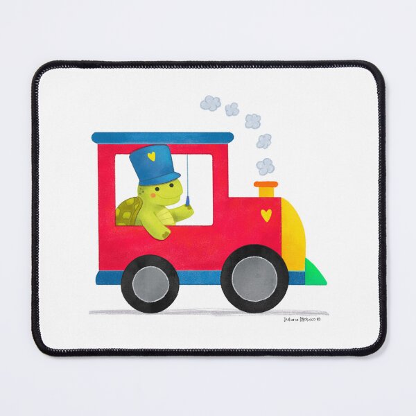 Item preview, Turtle Train Driver designed and sold by julianamotzko.