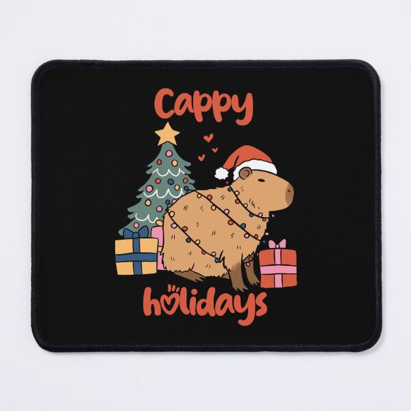Item preview, Cappy holidays Cute christmas capybara designed and sold by Yarafantasyart.