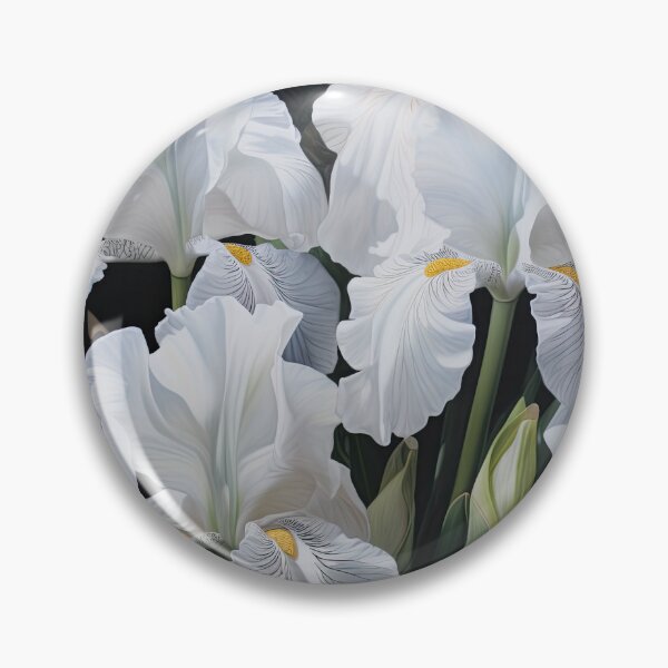 Item preview, White Irises  designed and sold by Vanover Designs.