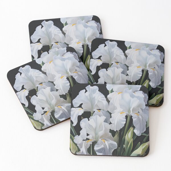 Item preview, White Irises  designed and sold by Vanover Designs.