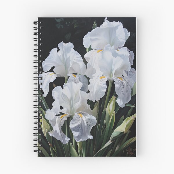 Item preview, White Irises  designed and sold by Vanover Designs.