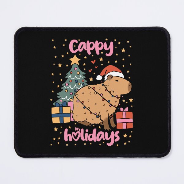 Item preview, Cappy holidays Cute christmas capybara designed and sold by Yarafantasyart.