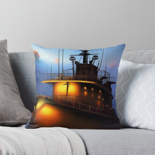 Artikelvorschau, Night Ship, pastos, Ai Generated Art entworfen und verkauft von ACC .