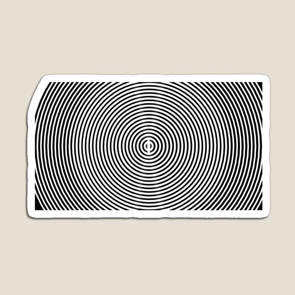 Amazing optical illusion Magnet