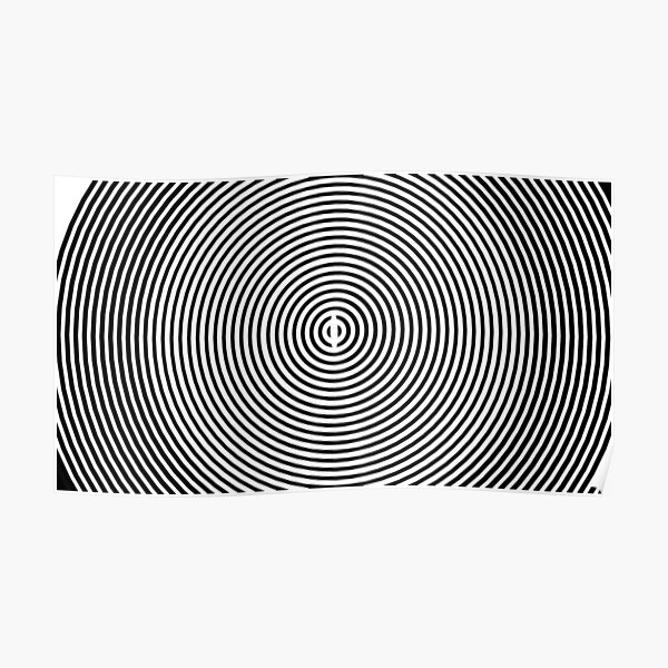 Amazing optical illusion Poster