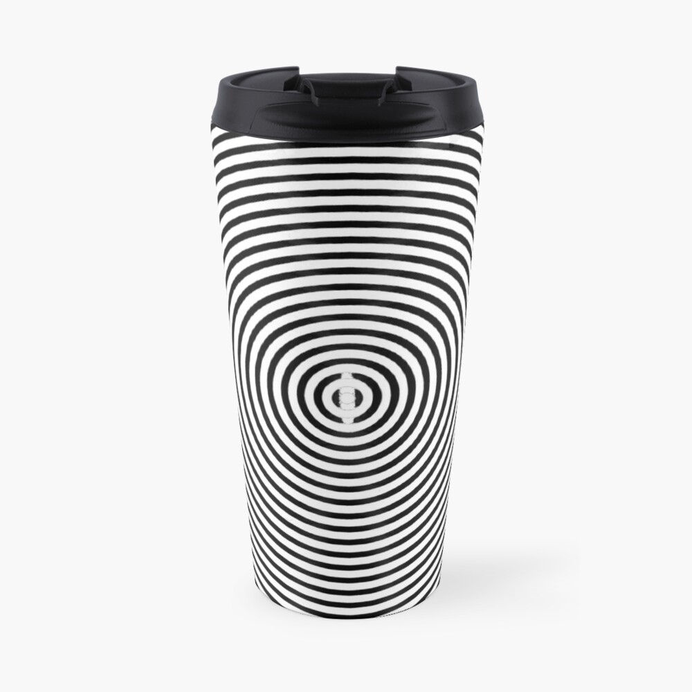 Amazing optical illusion Travel Coffee Mug