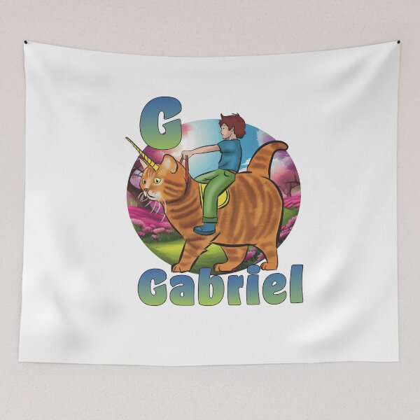 Item preview, Adventures of Gabriel and his caticorn designed and sold by Lubellebubble20.