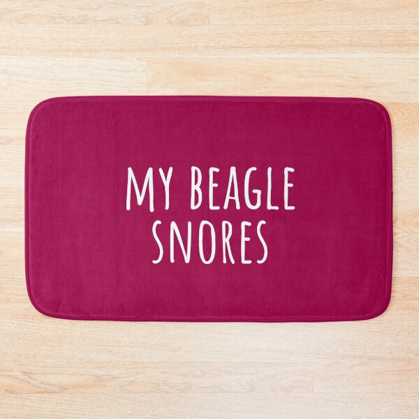 Item preview, My beagle snores in English designed and sold by pascaleagility.