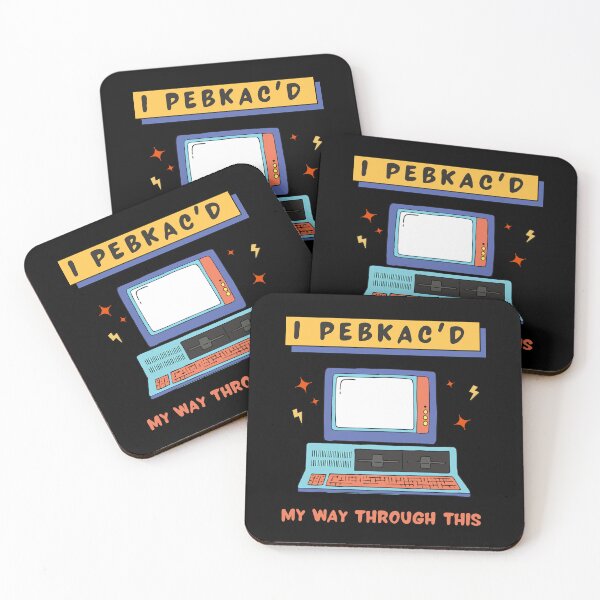 Item preview, I'd PEBKAC -  A Fun Tech Nerd Geek Acronym  designed and sold by Heartee.