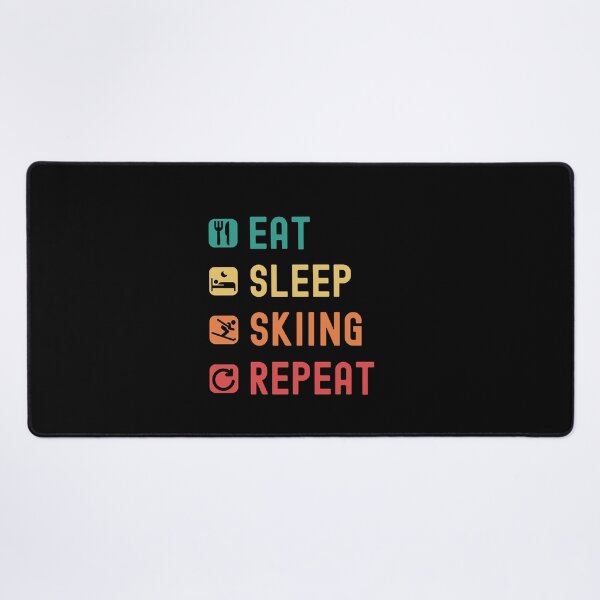 Item preview, Eat, sleep, skiing, repeat designed and sold by Gerald Waters.